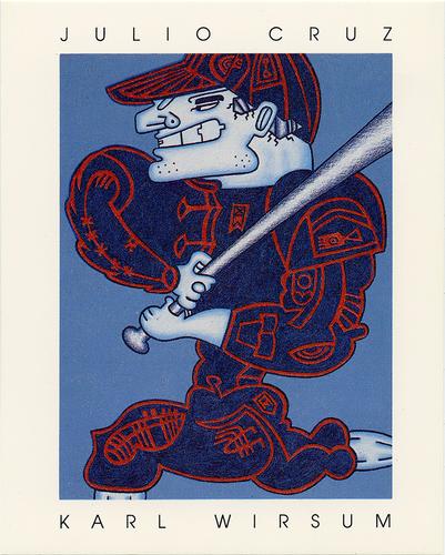 1985 Renaissance Society Chicago White Sox Baseball Card Portraits #NNO Julio Cruz Front