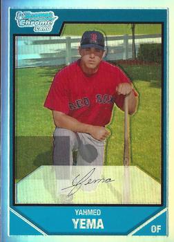 2007 Bowman - Chrome Prospects Refractors #BC16 Yahmed Yema Front