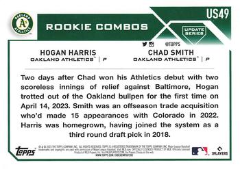 2023 Topps Update #US49 Hogan Harris / Chad Smith Back