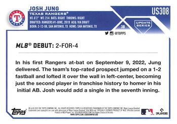 2023 Topps Update #US308 Josh Jung Back