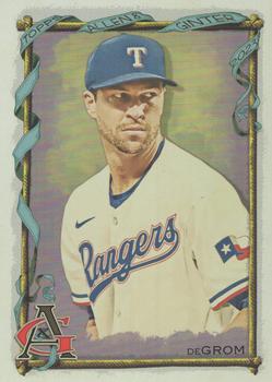 2023 Topps Allen & Ginter - Silver Portrait #42 Jacob deGrom Front