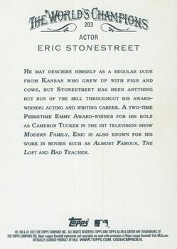 2023 Topps Allen & Ginter - Silver Portrait #203 Eric Stonestreet Back