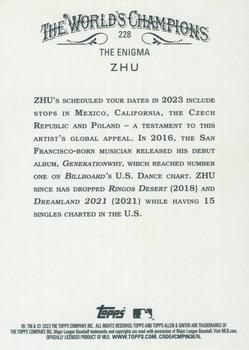 2023 Topps Allen & Ginter - Silver Portrait #228 Zhu Back