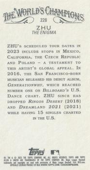 2023 Topps Allen & Ginter - Mini #228 Zhu Back