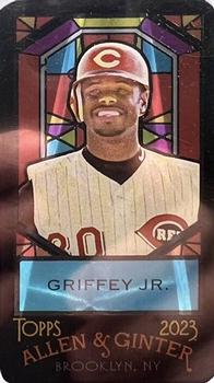 2023 Topps Allen & Ginter - Mini Stained Glass #17 Ken Griffey Jr. Front