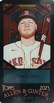 2023 Topps Allen & Ginter - Mini Stained Glass #35 Alex Verdugo Front