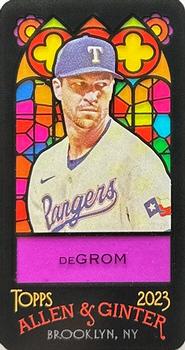 2023 Topps Allen & Ginter - Mini Stained Glass #42 Jacob deGrom Front