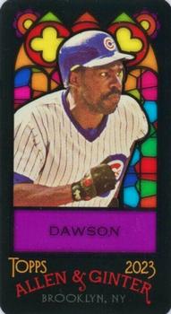 2023 Topps Allen & Ginter - Mini Stained Glass #370 Andre Dawson Front