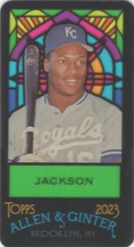 2023 Topps Allen & Ginter - Mini Stained Glass #384 Bo Jackson Front