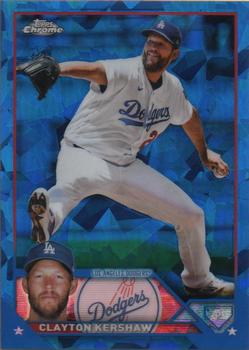 2023 Topps Chrome Sapphire Edition #22 Clayton Kershaw Front