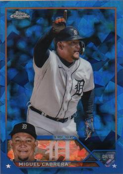 2023 Topps Chrome Sapphire Edition #24 Miguel Cabrera Front
