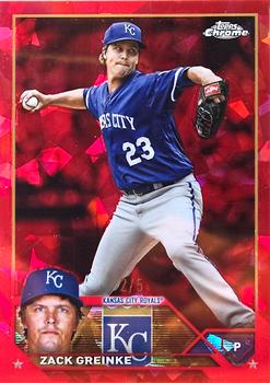 2023 Topps Chrome Sapphire Edition - Red #420 Zack Greinke Front