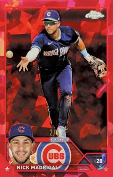 2023 Topps Chrome Sapphire Edition - Red #434 Nick Madrigal Front