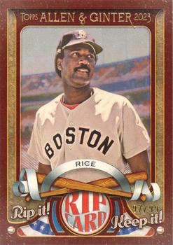 2023 Topps Allen & Ginter - A&G Rip Cards #RC-JRI Jim Rice Front