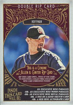 2023 Topps Allen & Ginter - A&G Dual Rip Cards #DRC-HR Mariano Rivera / Trevor Hoffman Front