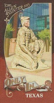 2023 Topps Allen & Ginter - Only In… Mini #OI-28 Ivan Rodriguez Statue Front