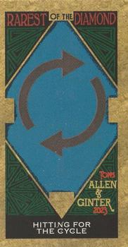 2023 Topps Allen & Ginter - Rarest of the Diamond Mini #MROD-4 Hitting for the Cycle Front