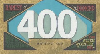 2023 Topps Allen & Ginter - Rarest of the Diamond Mini #MROD-10 Batting .400 Front