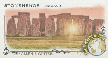 2023 Topps Allen & Ginter - World of Wonder Mini #WOW-9 Stonehenge, England Front