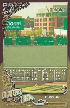 2023 Topps Allen & Ginter - Only In… Boxloader #OIB-4 Green Monster Front