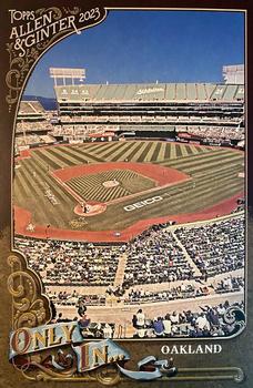 2023 Topps Allen & Ginter - Only In… Boxloader #OIB-20 Most foul territory in MLB Front