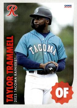 2023 Choice Tacoma Rainiers #24 Taylor Trammell Front