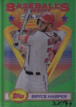 2013 Topps 1993 Finest Design Metal #93AS-BH Bryce Harper Front