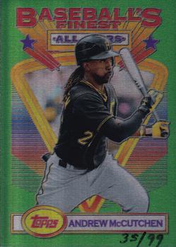 2013 Topps 1993 Finest Design Metal #93AS-AM Andrew McCutchen Front