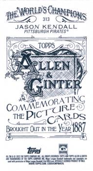 2023 Topps Allen & Ginter - Mini A & G Back #313 Jason Kendall Back