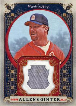 2023 Topps Allen & Ginter - Allen & Ginter Full-Size Relics Series B #AGRB-MMC Mark McGwire Front
