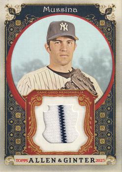 2023 Topps Allen & Ginter - Allen & Ginter Full-Size Relics Series B #AGRB-MMU Mike Mussina Front