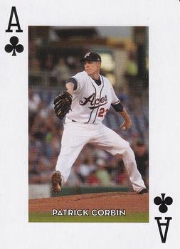 2013 Reno Aces Playing Cards #A♣ Patrick Corbin Front