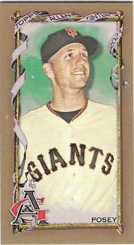 2023 Topps Allen & Ginter - Mini Gold Border #150 Buster Posey Front