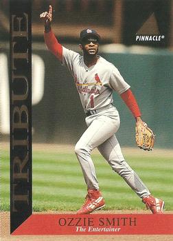 1994 Pinnacle - Tribute #TR10 Ozzie Smith Front