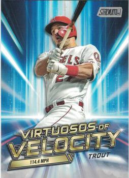 2023 Stadium Club - Virtuosos of Velocity #VV-1 Mike Trout Front