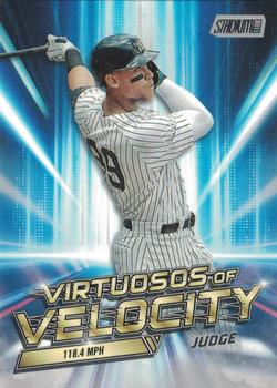 2023 Stadium Club - Virtuosos of Velocity #VV-4 Aaron Judge Front