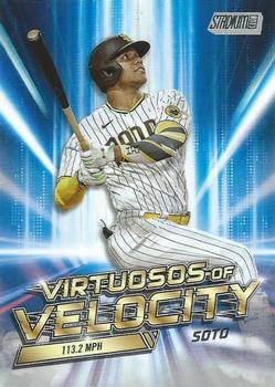 2023 Stadium Club - Virtuosos of Velocity #VV-8 Juan Soto Front
