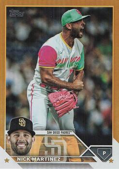2023 Topps Update - Gold Foil #US10 Nick Martinez Front