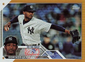 2023 Topps Update - Gold Foil #US52 Domingo Germán Front