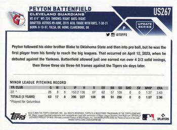 2023 Topps Update - Gold Foil #US267 Peyton Battenfield Back