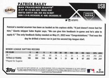 2023 Topps Update - Rainbow Foil #US8 Patrick Bailey Back