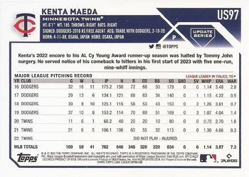 2023 Topps Update - Rainbow Foil #US97 Kenta Maeda Back