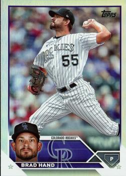 2023 Topps Update - Rainbow Foil #US155 Brad Hand Front