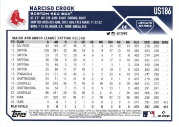 2023 Topps Update - Rainbow Foil #US186 Narciso Crook Back