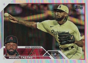 2023 Topps Update - Rainbow Foil #US284 Miguel Castro Front