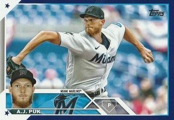 2023 Topps Update - Royal Blue #US19 A.J. Puk Front