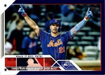 2023 Topps Update - Royal Blue #US292 Walk it Off, Pete! Front