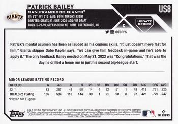 2023 Topps Update - Gold #US8 Patrick Bailey Back