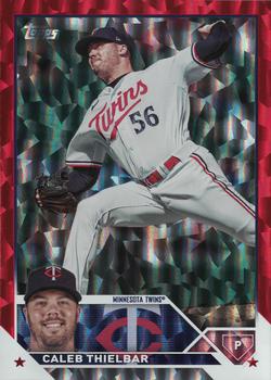 2023 Topps Update - Red Foil #US258 Caleb Thielbar Front