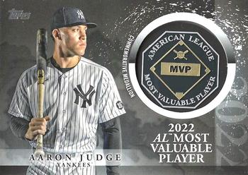 2023 Topps Update - MVP Medallion #MVP-AJ Aaron Judge Front